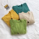 Ladies' Knitted Sweater with Buttons G209 10