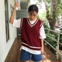 Ladies' Knitted Vest P1725 3