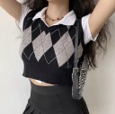 Ladies' Knitted Vest P1772 2