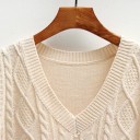 Ladies' Knitted Waistcoat P1419 10