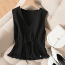 Ladies' Knitted Waistcoat P2365 3