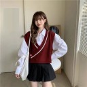 Ladies' Knitted Waistcoat P2399 2