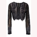Ladies' Lace Blouse with Zip 1