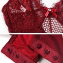 Ladies' Lace Bodysuit with Exposed Back 9