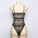Ladies' Lace Bodysuit with Lacing B763 4