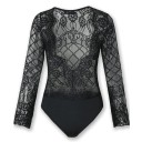 Ladies' Lace Bodysuit with Long Sleeves B815 1