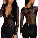 Ladies' Lace Bodysuit with Long Sleeves B815 5