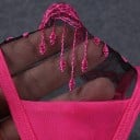 Ladies' Lace G-string Seductive Lingerie with Sheer Mesh and Lace Drops One Size for Waist 60 to 72 cm 7