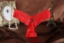 Ladies' Lace Thong with Bow Alexia 2