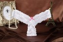 Ladies' Lace Thong with Bow Alexia 1