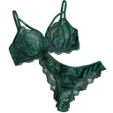 Ladies' Lace Underwear Set with Delicate Details Bra Knickers Polyester Elastane for Everyday Wear 3