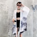 Ladies' Landscape Print Poncho 3