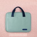 Ladies' Laptop Bag Flat Shape Two Handles Main Zip Compartment Divided Front Pocket Made of Polyester Dimensions 37 x 27 x 3.5 cm 5