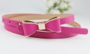 Ladies' Leather Belt with Bow L67 10