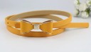 Ladies' Leather Belt with Bow L67 11