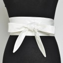 Ladies' Leather Belt with Bow 1