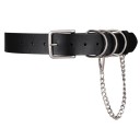 Ladies' Leather Belt with Chain 1