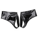Ladies' Leather Brazilian Briefs with Zip 7