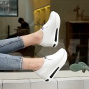 Ladies' Leather Platform Shoes 6