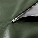 Ladies' Leather Skirt with Slit 4