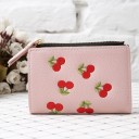 Ladies' Leather Wallet with Cherries 3