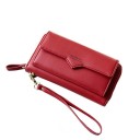 Ladies' Leather Wallet with Strap M258 2