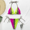 Ladies' Leopard Print Bikini P445 2