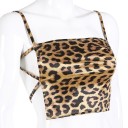 Ladies' Leopard Print Crop Top A1184 3