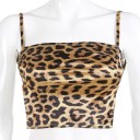 Ladies' Leopard Print Crop Top A1184 4