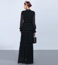 Ladies' Long Black Dress 3