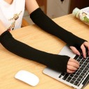 Ladies' Long Fingerless Gloves J1079 1