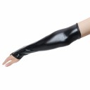 Ladies' Long Gloves Made of Artificial Leather 3