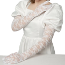 Ladies' Long Lace Gloves 54 cm Full-Fingered Breathable Acrylic Nylon Elastane Evening and Formal Occasion Gloves 1