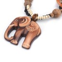 Ladies' Long Necklace with Elephant D370 4