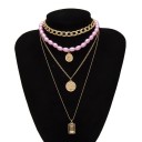 Ladies' Long Necklace with Pearls 3