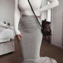 Ladies' Long Pencil Skirt A1172 2