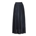 Ladies' Long Pleated Skirt Glossy 2
