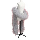 Ladies' Long Ruched Scarf and Stole 300 cm with Voluminous Ruffles over the Shoulders for Evening and Wedding Dresses for Photography 3