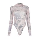 Ladies' Long Sleeve Bodysuit B724 1