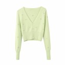 Ladies' Long Sleeve Crop Top A2360 1