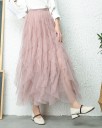 Ladies' Long Tulle Skirt G53 6