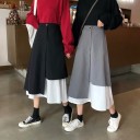 Ladies' Long Two-Tone Skirt 5