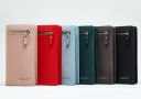 Ladies' long zip wallet made of PU artificial leather Front zip pocket Internal zip compartment Slim shape 19.5 x 10 x 3.5 cm 8