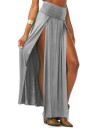 Ladies' Maxi Skirt with High Slits 8