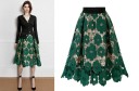 Ladies' Midi Skirt with Lace 4