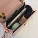 Ladies' Mini Crossbody Handbag with Top Handle PU Leather with Crocodile Pattern Removable Strap Front Flap Size 17.5 x 11.5 x 7 cm For the City 5