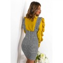 Ladies' Mini Skirt with Ruffled Straps 5