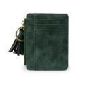 Ladies' Mini Wallet with Key Ring Card Slots Zip Pocket Decorative Tassel PU Leather and Polyester 11.5 x 9 x 1 cm 5