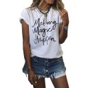 Ladies' Modern T-Shirt Making Magic Happen - White 2