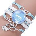 Ladies' Multi-layer Bracelet Mom H641 4